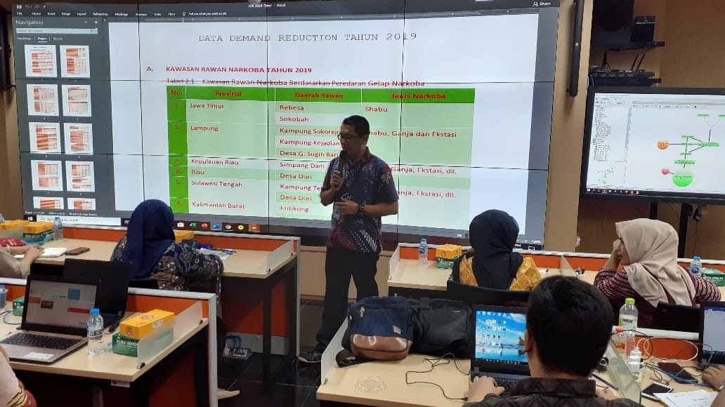 Rapat Pembuatan Buku Indonesia Drugs Report Tahap I Tahun 2020
